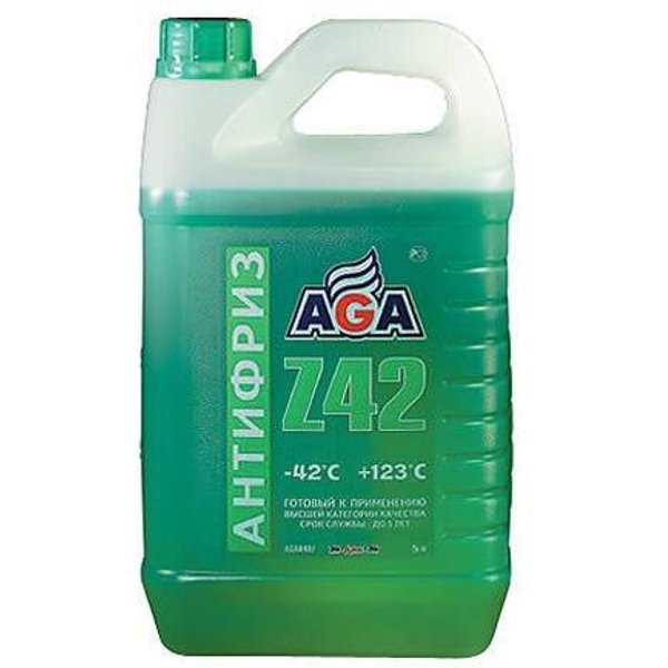 Антифриз AGA-Z42 5кг/4,73л AGA049Z зеленый