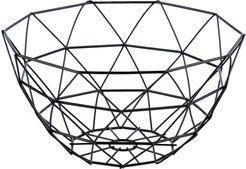 Фруктовница Mallony Carnale 27х27х13,5см черный, металл