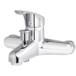 Смеситель для ванны MITTE EASY ES01BS в комплекте с душевыми аксессуарами