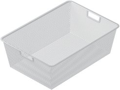 Корзина мелкосетчатая Larvij 39,3х55,5х18,5см д/корпуса шкафа 50х58см Белый