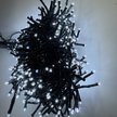 Электрогирлянда внутренняя Нить 10м 100LED, IP 20, холодный белый, 8 режимов, темно-зеленый кабель