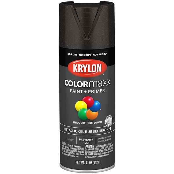 Краска с эффектом состаренного металла KRYLON Metallic Oil Rubbed Bronze цвет-темная бронза (0,31кг)