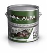 Краска для древесины ALPA Profi FACADE WOOD полуматовая белая База А (2,5л/3кг)