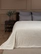 Плед искусственный мех 220х240 барашек молочный
