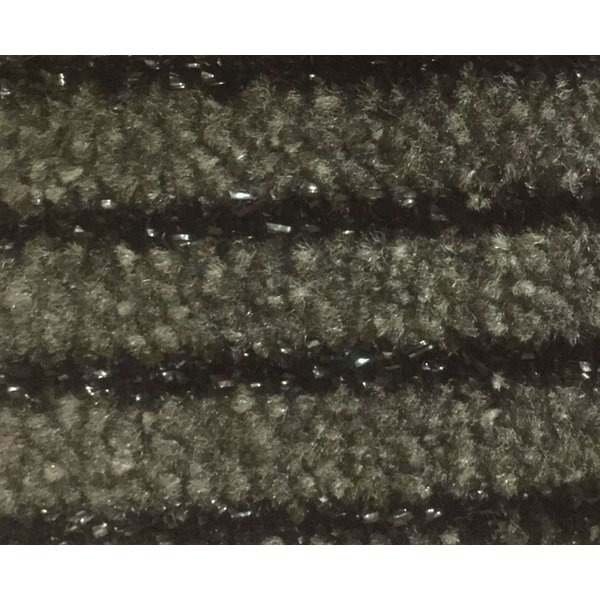 Коврик влаговпитывающий Полоса темно-серый 60х90см