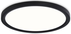 Светильник светодиодный ультратонкий черный IP54 26W 3000K-6500K CCT-переключатель D370х25 (Без ПДУ)