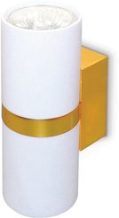 Светильник настенный FW242/2 WH/GD белый/золото GU10х2 max 12W 155х60х76мм