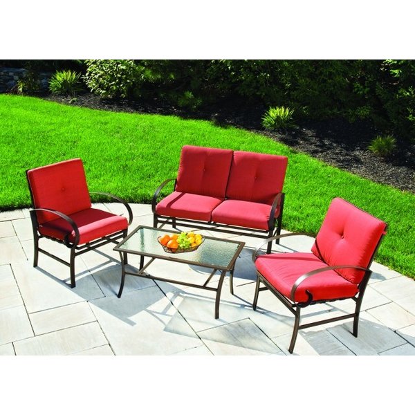 Комплект мебели из 4-х предметов (диван,два кресла,стол) BN-O1512 материал:текстилен,металлический каркас,стек