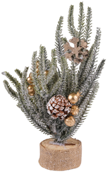 Украшение настольное 35см с золотистыми украшениями SYWB-0321102