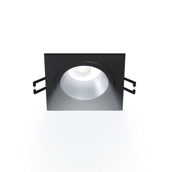 Светильник точечный встраиваемый Ritter Artin 51418 3 квадрат GU5.3 алюминий/черный 