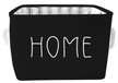 Корзинка декоративная Handy Home Black 20х20х16,5см полиэстер, металл.каркас, черный