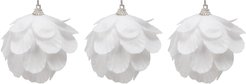 Набор украшений Артишоки 3шт 8см, белый, SYPMQC-0325245