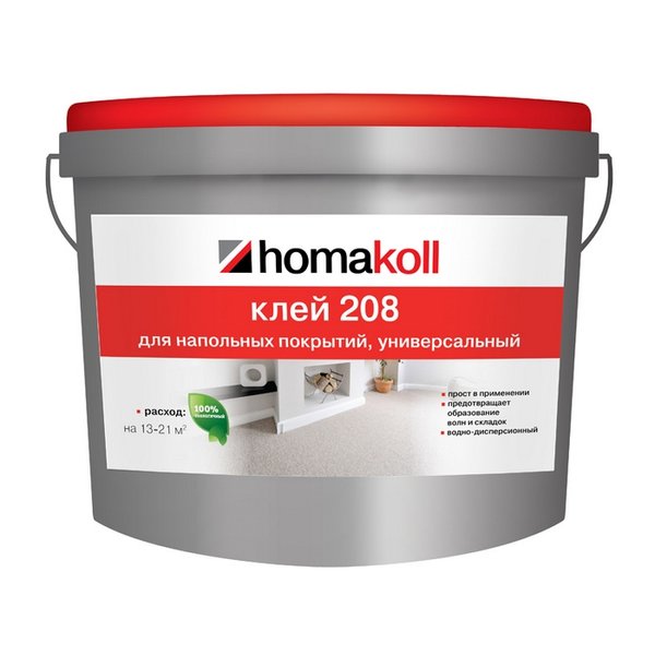 Клей Homakoll 208 универсальный для наполных покрытий 4кг