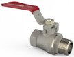 Кран латунный шаровый V&G 3/4" внутренняя-наружная резьба, ручка рычаг