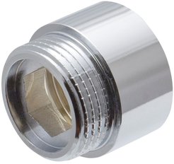 Удлинитель латунный 3/4" хромированный 15мм