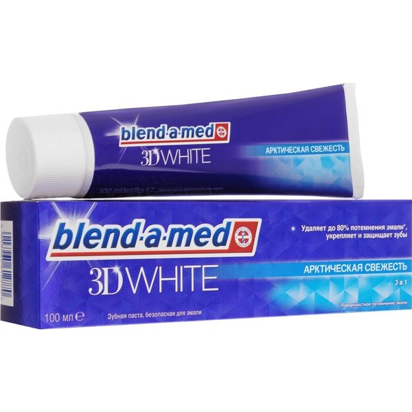 Паста зубная Blend A Med 100мл 3D White Арктическая свежесть