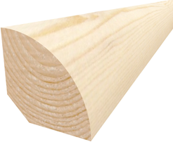 Штапик хвоя экстра полукруг 15х15х2400