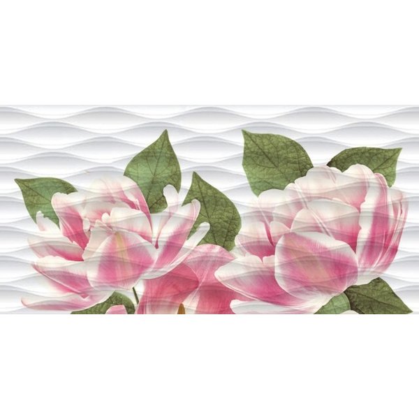 Декор Н Цветы розов.(10-04-41-301) 50х25 (шт)