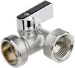 Кран латунный трёхпроходной MasterProf Compact 1/2"х3/4"х1/2" внутренняя-наружная резьба