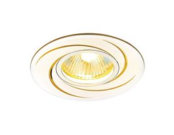 Светильник точечный встраиваемый AMBRELLA LIGHT A506 MR16 AL/G алюминий/золото