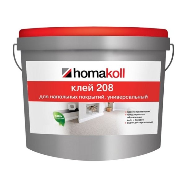 Клей Homakoll 208 универсальный для наполных покрытий 1,3кг
