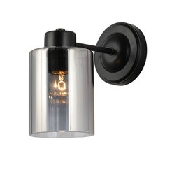 Бра Акцент 1х60W E27 металл, стекло, чёрный