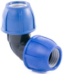 Отвод компрессионный ПНД d25мм