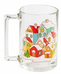Кружка Luminarc Fitness Домики 320мл стекло