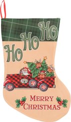 Носок рождественский Грузовик 23х35см, SYWZB-1224097