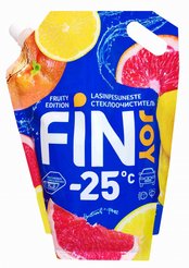 Жидкость стеклоомывающая зимняя FIN JOY FRUITY citrus -25С 3л ГОСТ