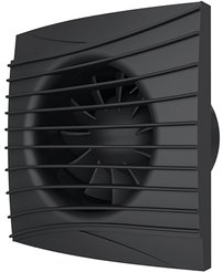 Вентилятор накладной D125 SILENT с обратным клапаном цвет Matt Black