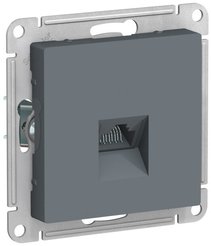 Розетка компьютерная RJ45 SE AtlasDesign Грифель