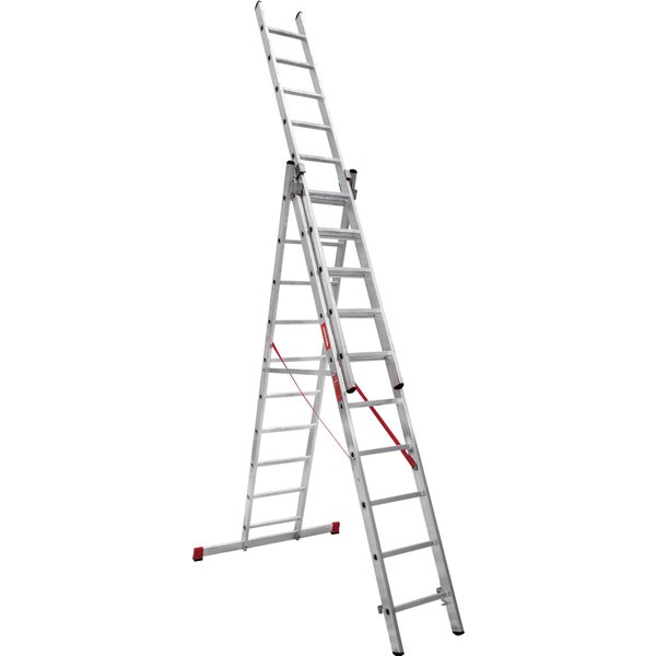 Лестница профессиональная трёхсекционная Новая Высота 3х10 