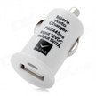 Автозарядка в прикуриватель USB (АЗУ)(5V,1 000mA) серебристая Rexant