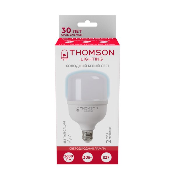 Лампа светодиодная THOMSON LED T100 30W E27 6500K свет холодный белый