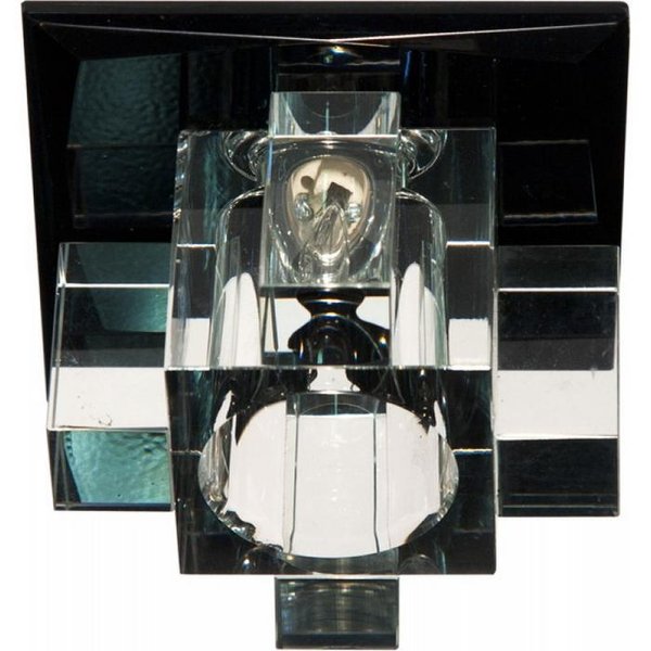 Светильник точ.Feron 1525 JCD9 G9 с черным стеклом