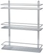Полка прямоугольная трехъярусная CLASSIC 40х11х47см хром