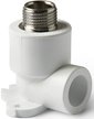 Угольник полипропиленовый комбинированный Pro Aqua d25х1/2" наружная резьба, с креплением