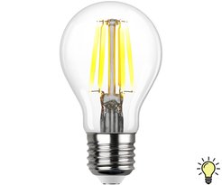 Лампа светодиодная REV FILAMENT 9Вт Е27 груша 2700К свет теплый