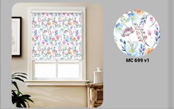 Штора рулонная Полевые цветы 80х160 мини-ролло мультиколор