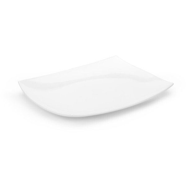 Тарелка постановочная Luminarc Quadrato White 35х25,5см белый, стекло