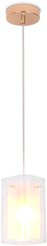 Подвес Ambrella light TR3680 GD/CL/FR золото/прозрачный/белый матовый 1хE14