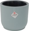 Кашпо пластиковое Linea d17см h14,7см v2,3л серо-голубой