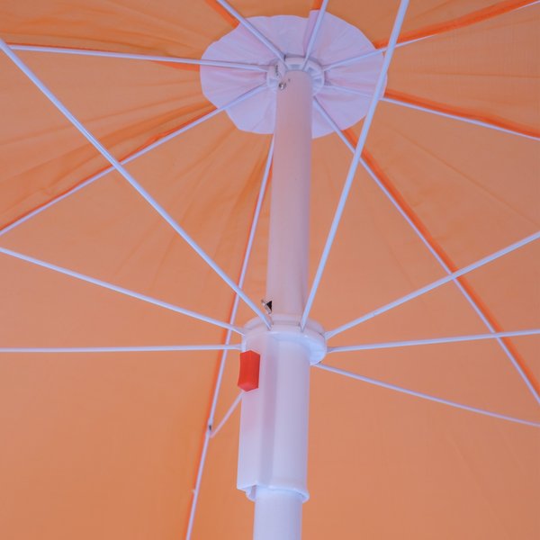 Зонт пляжный Weekemp Амальфи d2,0м, стойка d25мм, полиэстер 170г, оранжевый, HT-BU81