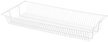 Полка-корзина сетчатая Larvij 90,3х40,6х11,8см белый