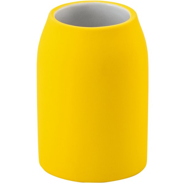Стакан UNNA ATC-1204YLW-03 св.желтый, керамика/резина