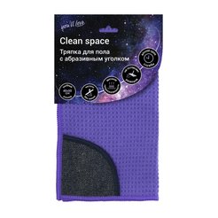 Тряпка д/пола с абразивным уголком You'll love Clean Space 40х50см микрофибра