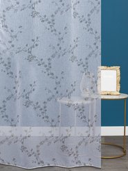 Тюль под лен с рисунком Цветы RS 1249-BS40-07/280 LPech ut