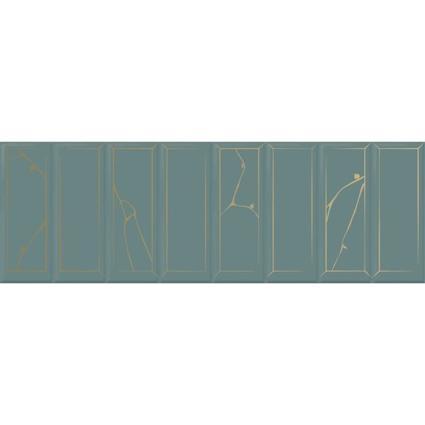 Декор настенный Роса Рок 20х60х0,8см зеленый шт(1664-0214)