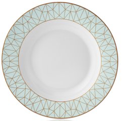 Тарелка суповая Esprado Mosaica Mint 340мл 23см фарфор, мятный